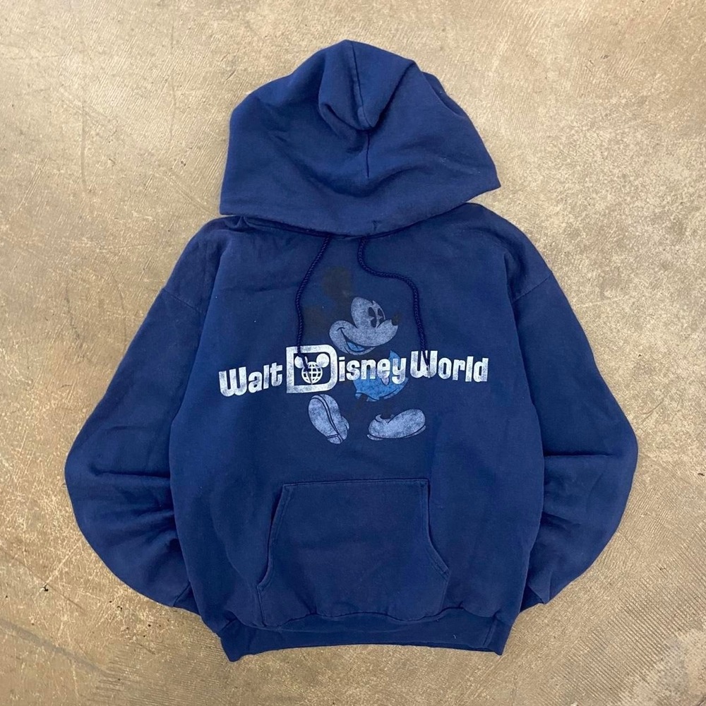 Walt Disney World Mickey Mouse Y2K 2000s Hoodie Vintage Size Medium